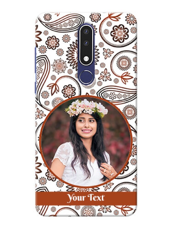 Custom Nokia 3.1 Plus phone cases online: Abstract Floral Design 