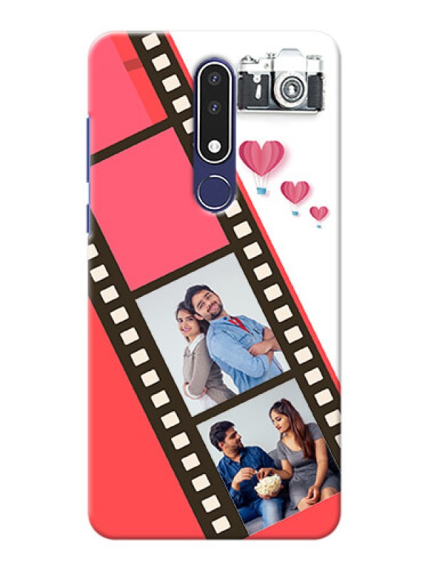 Custom Nokia 3.1 Plus custom phone covers: 3 Image Holder with Film Reel