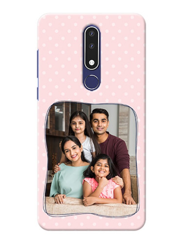 Custom Nokia 3.1 Plus Personalized Phone Cases: Family with Dots Design