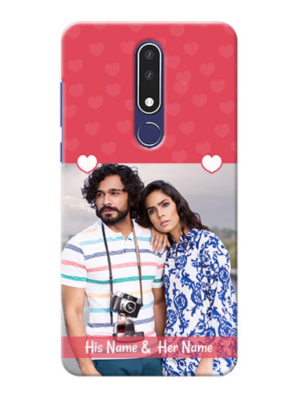 Custom Nokia 3.1 Plus Mobile Cases: Simple Love Design