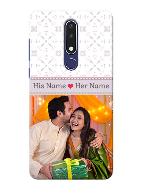 Custom Nokia 3.1 Plus Phone Cases with Photo and Ethnic Design