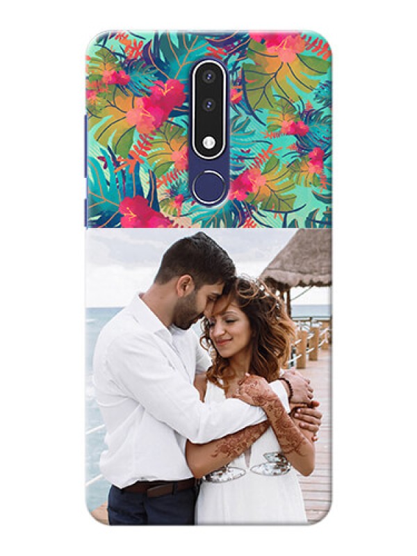 Custom Nokia 3.1 Plus Personalized Phone Cases: Watercolor Floral Design