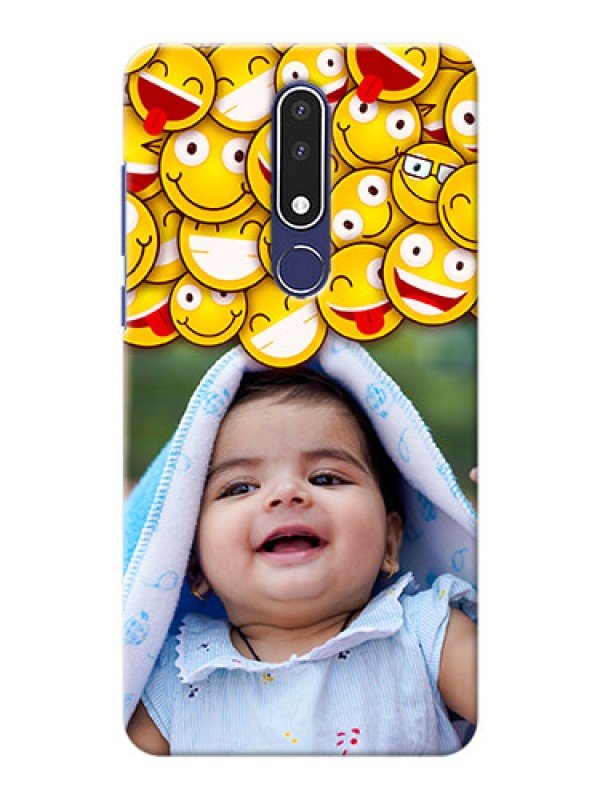 Custom Nokia 3.1 Plus Custom Phone Cases with Smiley Emoji Design