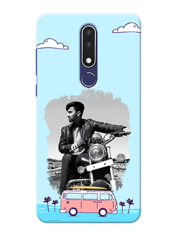 Custom Nokia 3.1 Plus Mobile Covers Online: Travel & Adventure Design