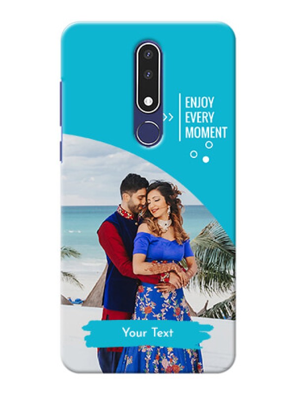 Custom Nokia 3.1 Plus Personalized Phone Covers: Happy Moment Design