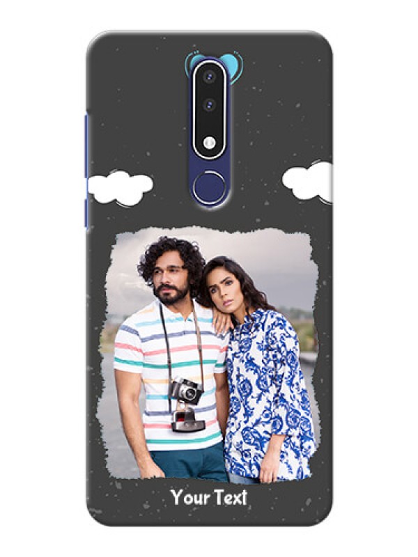 Custom Nokia 3.1 Plus Mobile Back Covers: splashes with love doodles Design