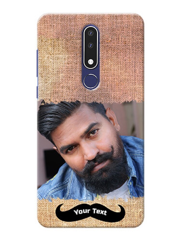 Custom Nokia 3.1 Plus Mobile Back Covers Online with Texture Design