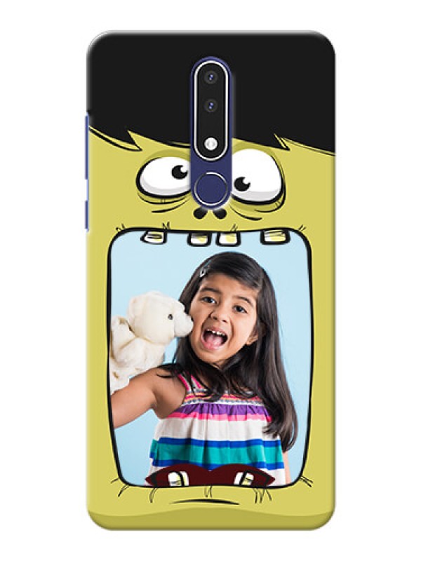 Custom Nokia 3.1 Plus Mobile Covers: Cartoon monster back case Design