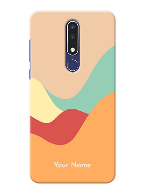 Custom Nokia 3.1 Plus Custom Mobile Case with Ocean Waves Multi-colour Design