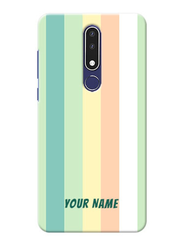 Custom Nokia 3.1 Plus Back Covers: Multi-colour Stripes Design
