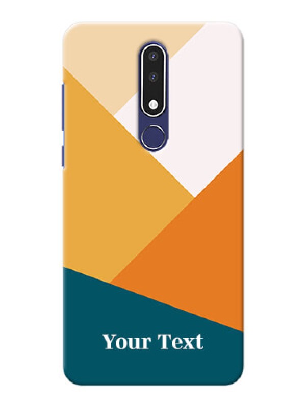 Custom Nokia 3.1 Plus Custom Phone Cases: Stacked Multi-colour Design