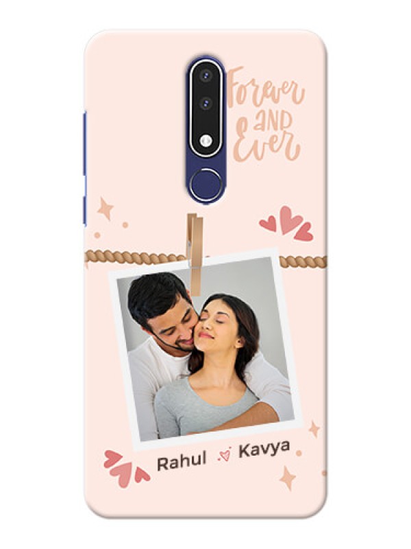 Custom Nokia 3.1 Plus Phone Back Covers: Forever and ever love Design