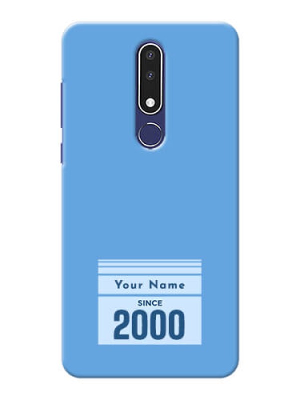 Custom Nokia 3.1 Plus Mobile Back Covers: Custom Year of birth Design
