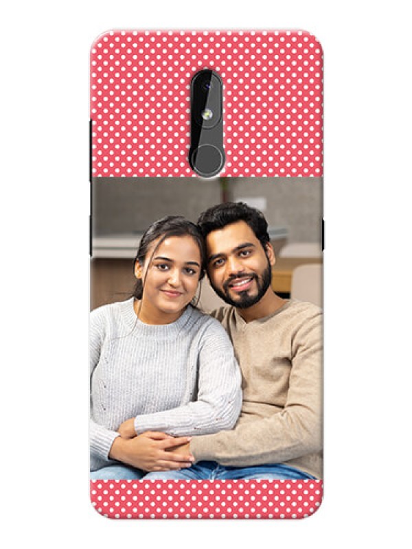 Custom Nokia 3.2 Custom Mobile Case with White Dotted Design
