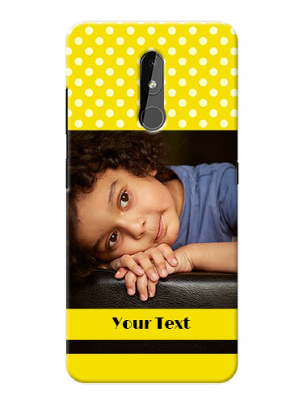 Custom Nokia 3.2 Custom Mobile Covers: Bright Yellow Case Design