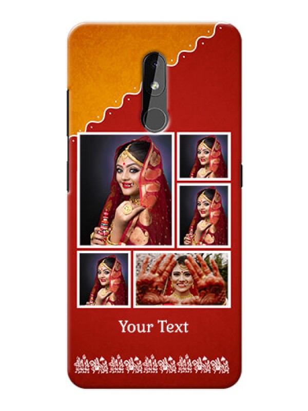 Custom Nokia 3.2 customized phone cases: Wedding Pic Upload Design