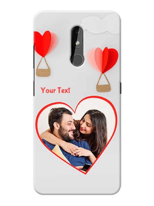 Custom Nokia 3.2 Phone Covers: Parachute Love Design