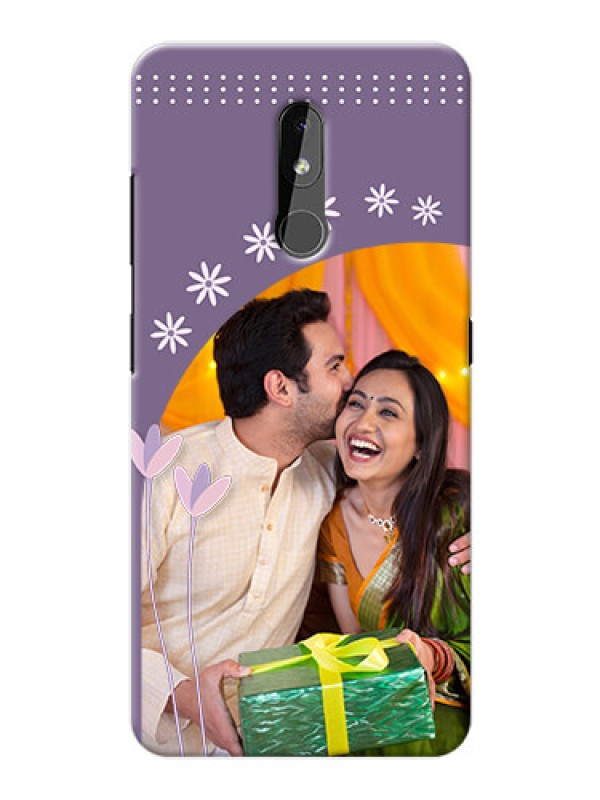 Custom Nokia 3.2 Phone covers for girls: lavender flowers design 
