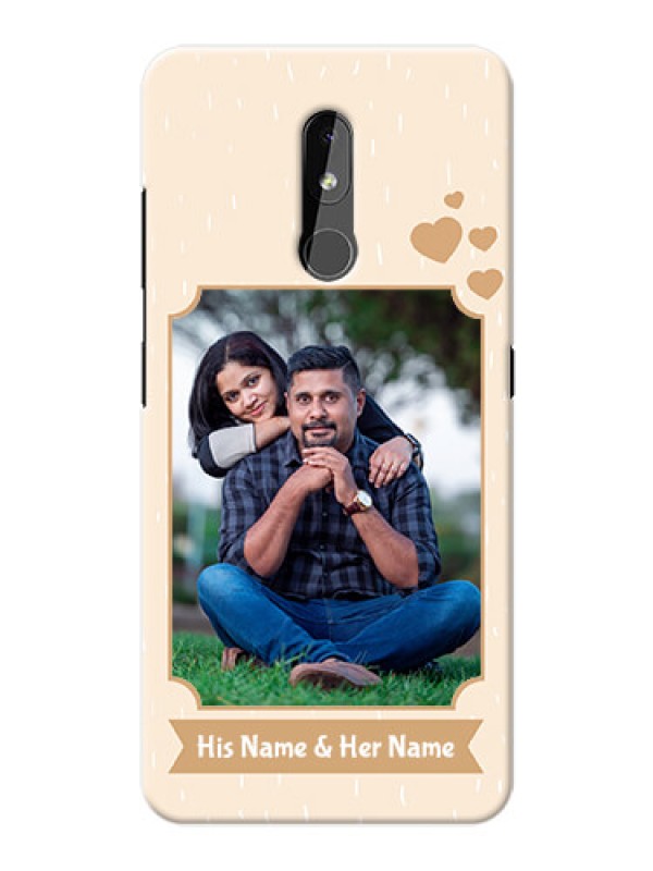 Custom Nokia 3.2 mobile phone cases with confetti love design 
