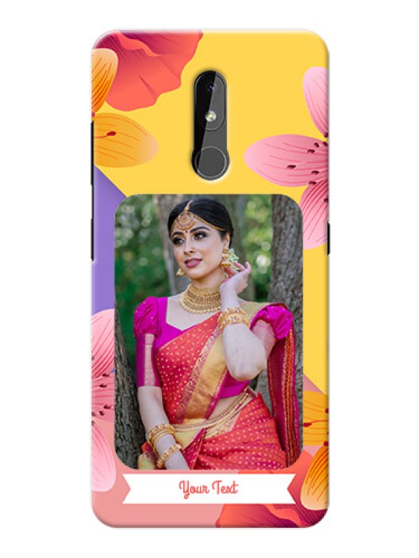 Custom Nokia 3.2 Mobile Covers: 3 Image With Vintage Floral Design