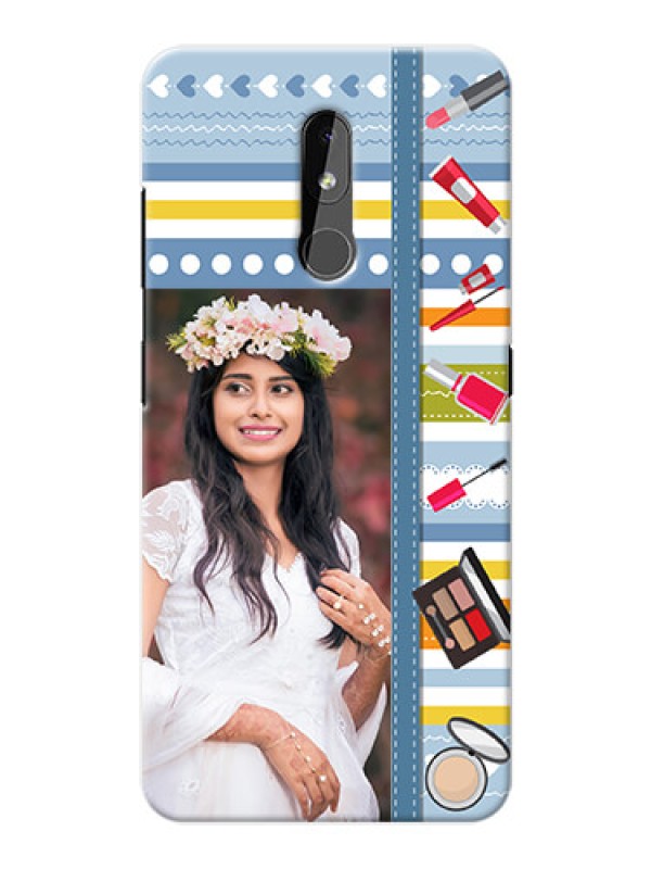 Custom Nokia 3.2 Personalized Mobile Cases: Makeup Icons Design