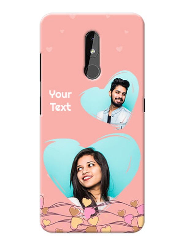 Custom Nokia 3.2 customized phone cases: Love Doodle Design