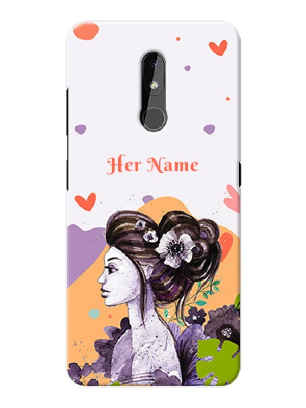 Custom Nokia 3.2 Custom Mobile Case with Woman And Nature Design