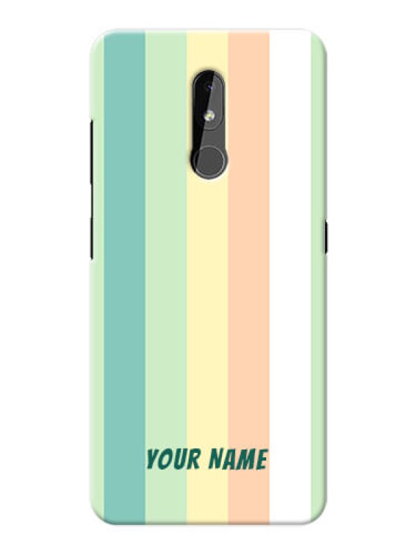 Custom Nokia 3.2 Back Covers: Multi-colour Stripes Design