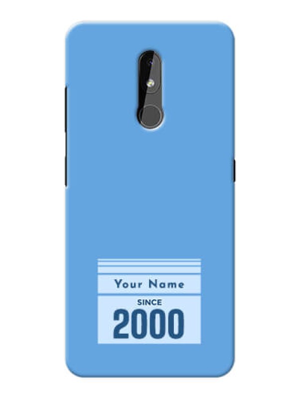 Custom Nokia 3.2 Mobile Back Covers: Custom Year of birth Design