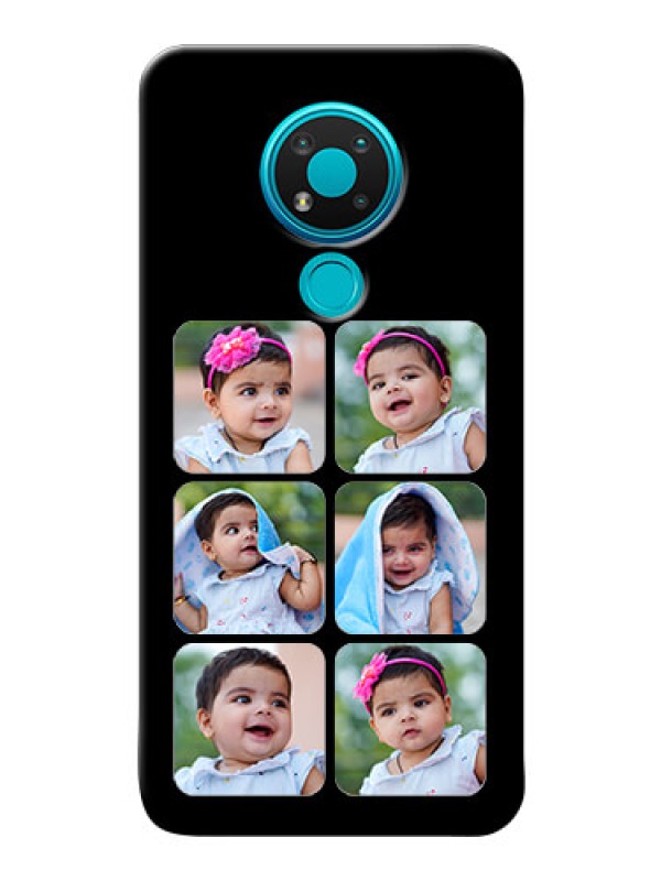 Custom Nokia 3.4 mobile phone cases: Multiple Pictures Design