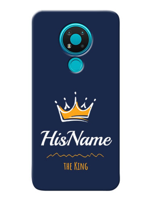 Custom Nokia 3.4 King Phone Case with Name