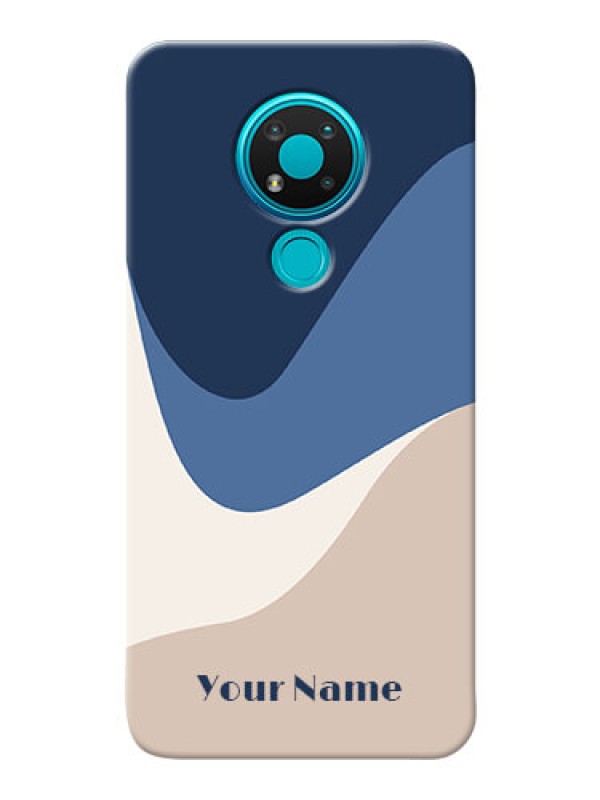 Custom Nokia 3.4 Back Covers: Abstract Drip Art Design