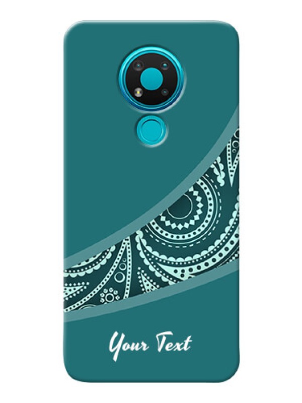Custom Nokia 3.4 Custom Phone Covers: semi visible floral Design