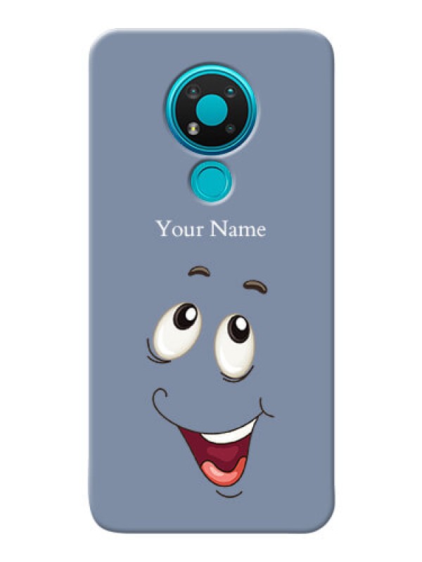 Custom Nokia 3.4 Phone Back Covers: Laughing Cartoon Face Design