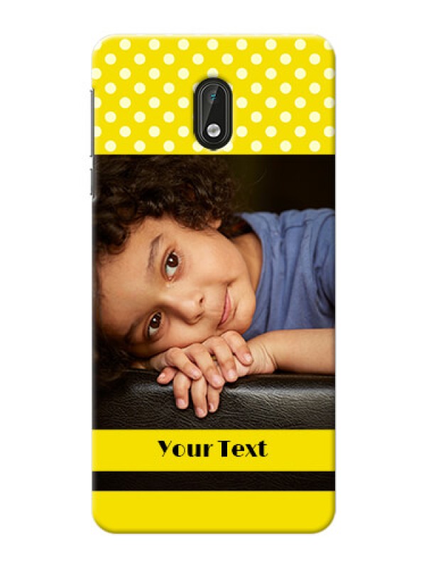 Custom Nokia 3 Bright Yellow Mobile Case Design