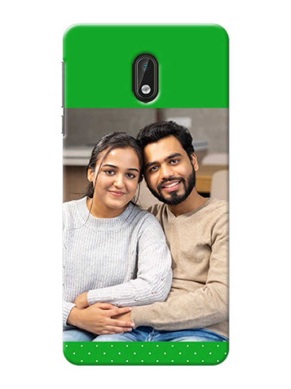 Custom Nokia 3 Green And Yellow Pattern Mobile Cover Design