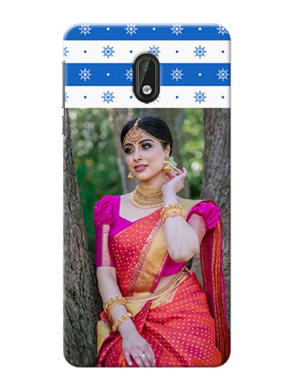 Custom Nokia 3 Snow Pattern Mobile Back Case Design