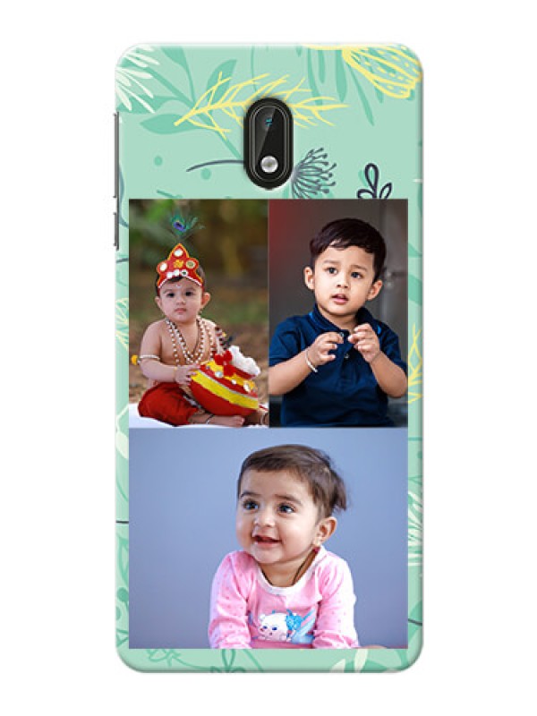 Custom Nokia 3 family is forever design with floral pattern Design