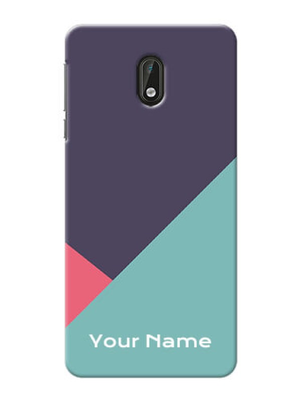 Custom Nokia 3 Custom Phone Cases: Tri Color abstract Design
