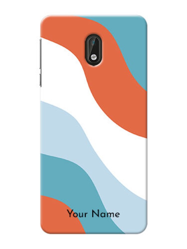 Custom Nokia 3 Mobile Back Covers: coloured Waves Design