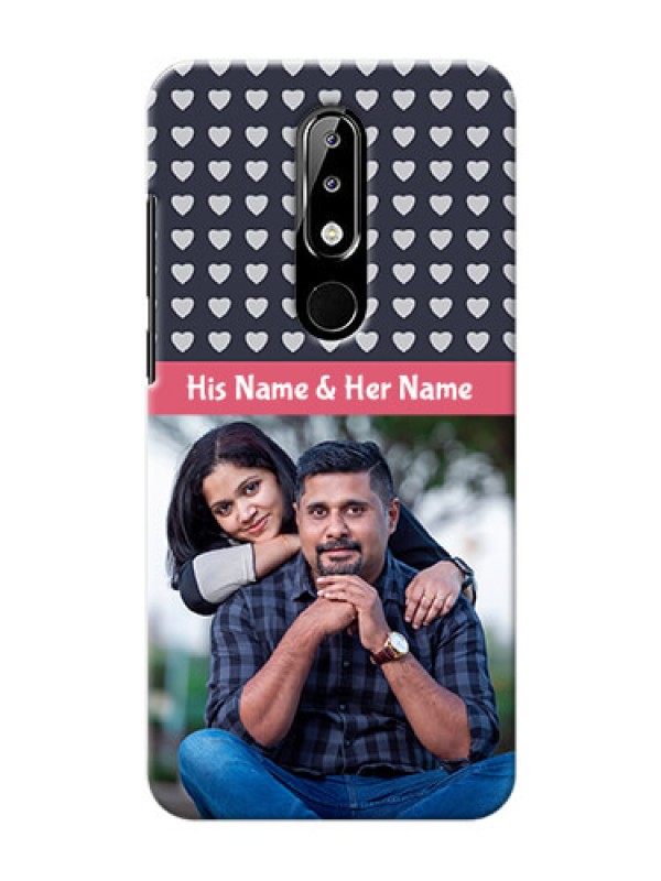Custom Nokia 5.1 plus Custom Mobile Case with Love Symbols Design