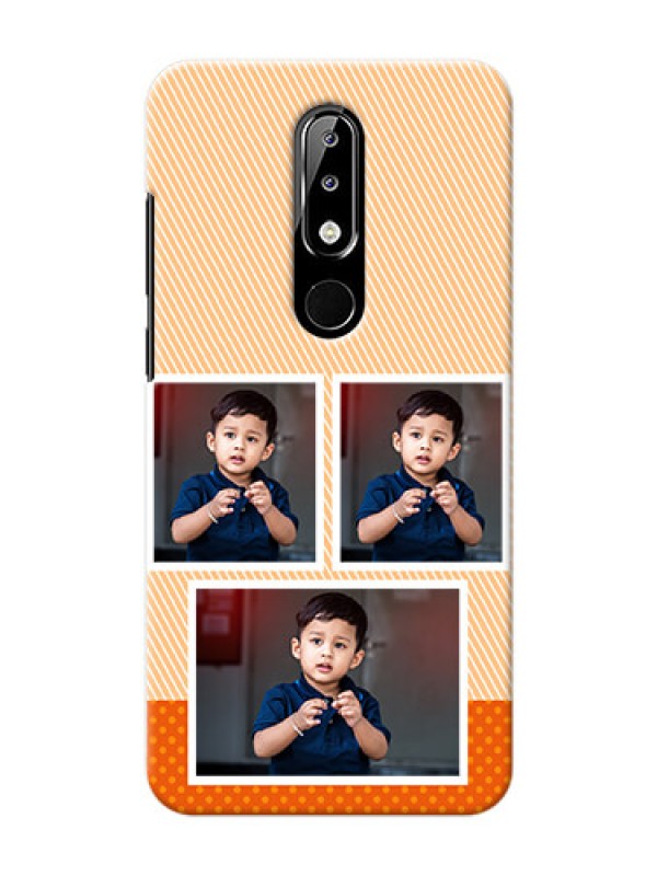Custom Nokia 5.1 plus Mobile Back Covers: Bulk Photos Upload Design