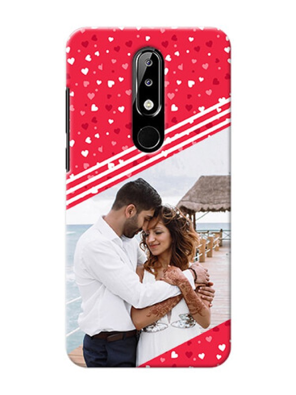 Custom Nokia 5.1 plus Custom Mobile Covers:  Valentines Gift Design