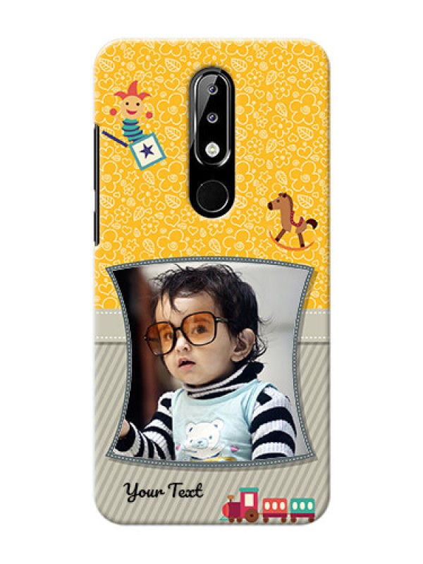 Custom Nokia 5.1 plus Mobile Cases Online: Baby Picture Upload Design