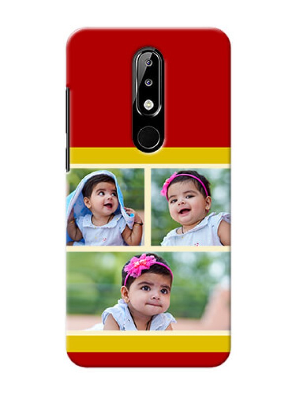 Custom Nokia 5.1 plus mobile phone cases: Multiple Pic Upload Design