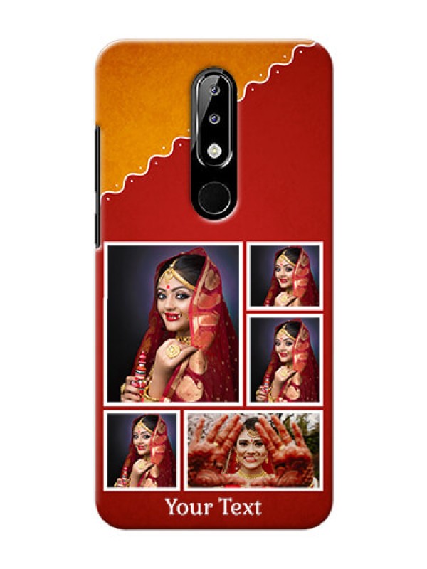 Custom Nokia 5.1 plus customized phone cases: Wedding Pic Upload Design