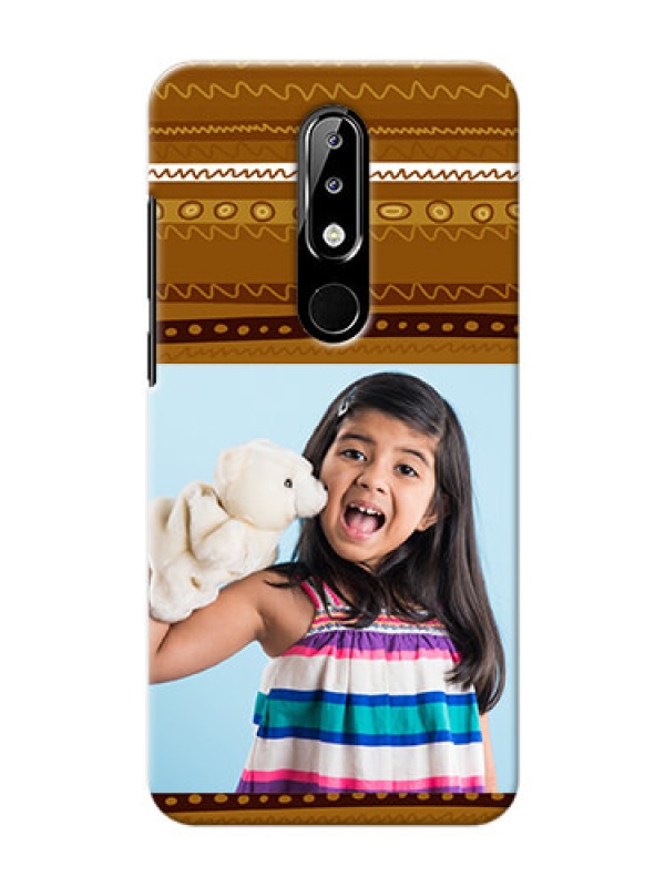 Custom Nokia 5.1 plus Mobile Covers: Friends Picture Upload Design 