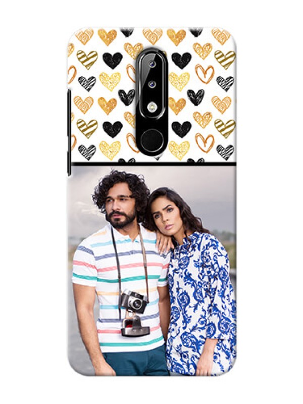 Custom Nokia 5.1 plus Personalized Mobile Cases: Love Symbol Design