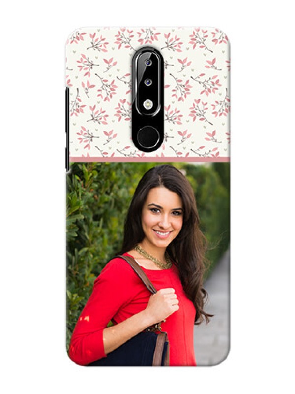 Custom Nokia 5.1 plus Back Covers: Premium Floral Design