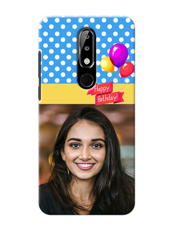 Custom Nokia 5.1 plus custom mobile back covers: Happy Birthday Design